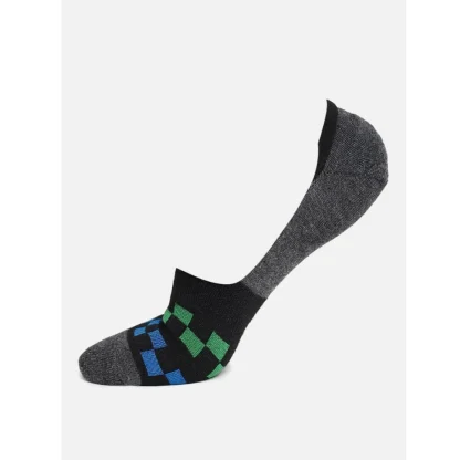 4 Pairs Unisex Casual Cotton Blended Printed No-show Socks (Assorted) - Image 2