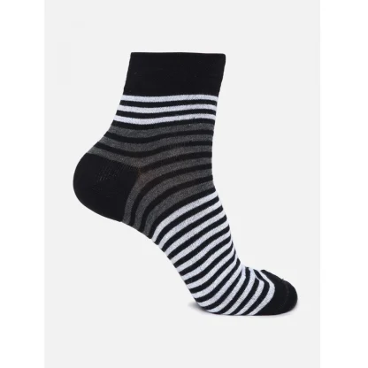 5 Pairs Men's Casual Cotton Blended Printed Mid-Calf length Socks (Assorted) - Image 3