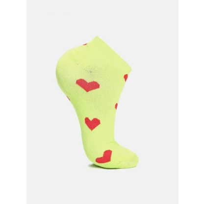 4 Pairs Women's Casual Cotton Blended Printed Ankle length Socks (Assorted) - Image 2