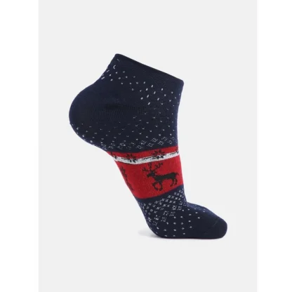 4 Pairs Unisex Casual Cotton Blended Printed Ankle length Socks (Assorted) - Image 5