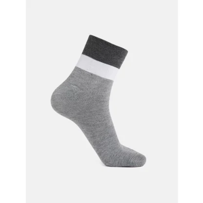 5 Pairs Men's Casual Cotton Blended Solid Ankle length Socks (Assorted) - Image 4