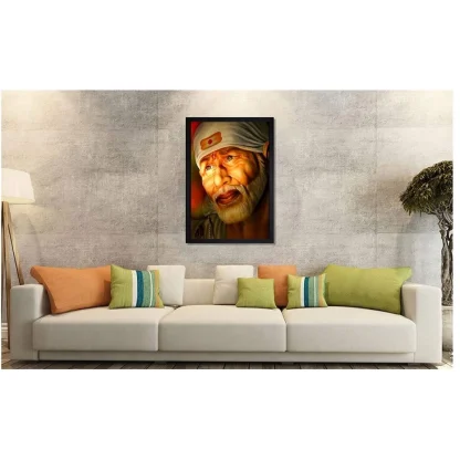 Saibaba photo frame (Multicolor) - Image 2