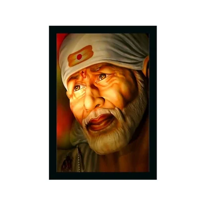 Saibaba photo frame (Multicolor)