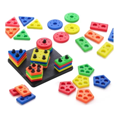 Fun And Learning Geometrics Square-Educational Learning Toy (Assorted) - Image 2