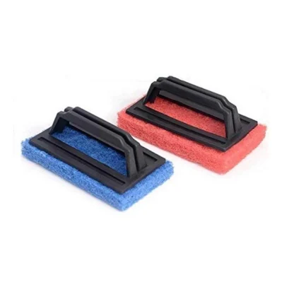 Pack Of_2 Tile Cleaning Multipurpose Scrubber Brush with Handle (Assorted) - Image 2