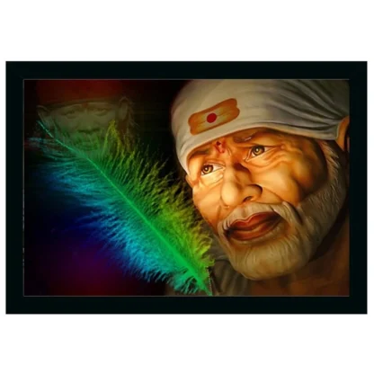 Saibaba Photo Frame (Multicolor)