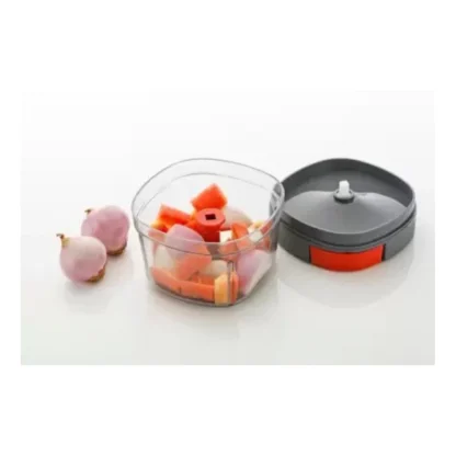 Square Shape Manual Handy Chopper (600ML) (Assorted) - Image 3