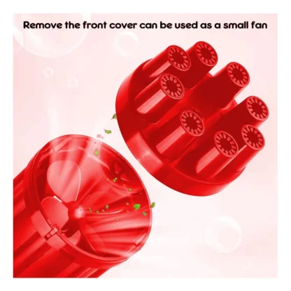 Pack Of_2 Electric Gatling Bubble Gun with 8 Hole For Kids (Assorted) - Image 3