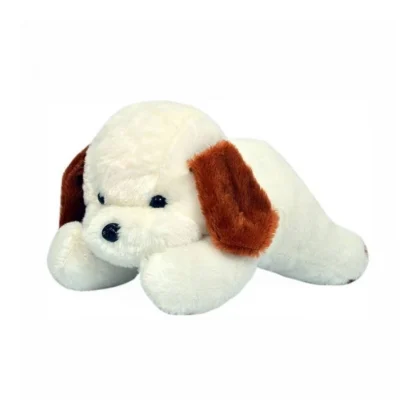 Dog Stuffed Plush Animal Toy (White) - Image 3