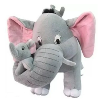 Elephant with Baby Toy (Grey) - Image 2