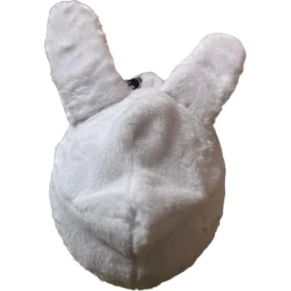 Plush Animal Helmet Covers (White) - Image 2