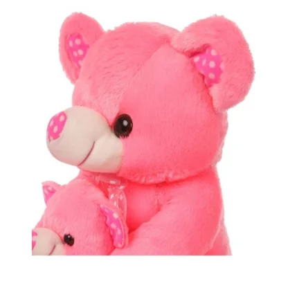 Mother And Baby Teddy Bear (Pink) - Image 2