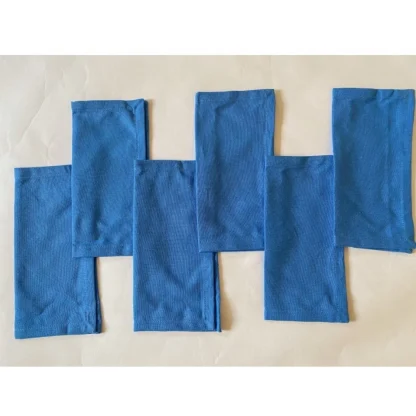 Solid Cotton Napkins Sets (Blue) - Image 5