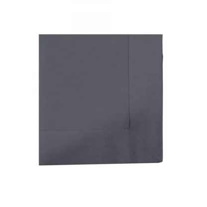 Solid Cotton Napkins Sets (Steel Grey) - Image 2