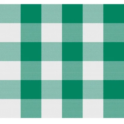 Checked Cotton Checks Table Cloth (Green) - Image 2