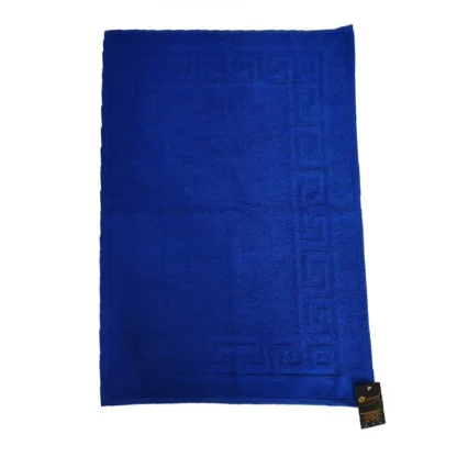 Solid Cotton Hotel Bathmats (Blue) - Image 3