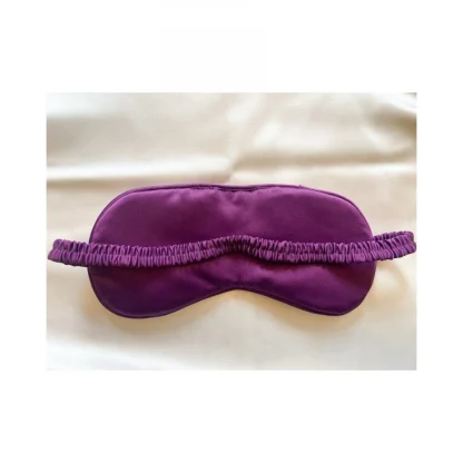 Solid Satin Silk Eyemasks (Purple) - Image 3