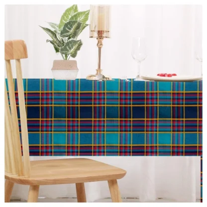 Checked Cotton Checks Table Cloth (Multicolor) - Image 5