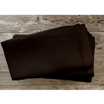 Solid Cotton Napkins Sets (Brown) - Image 3