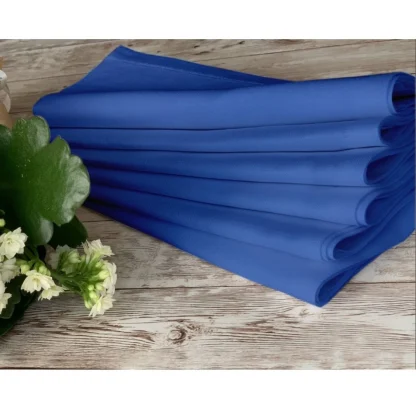 Solid Cotton Napkins Sets (Royal Blue)