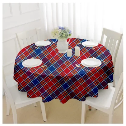 Checked Cotton Checks Table Cloth (Multicolor) - Image 4