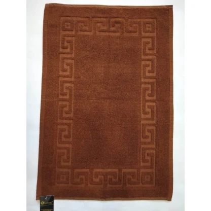 Solid Cotton Hotel Bathmats (Brown) - Image 3