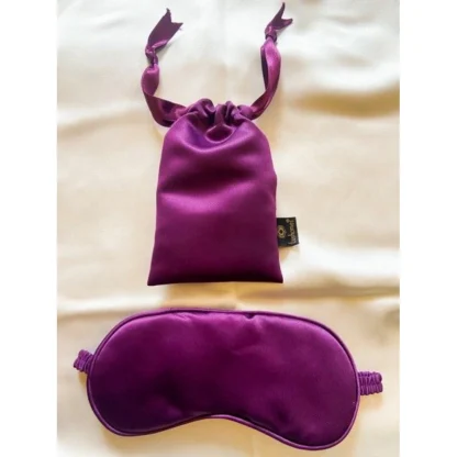 Solid Satin Silk Eyemasks (Purple)