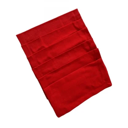 Solid Cotton Napkins Sets (Red) - Image 3