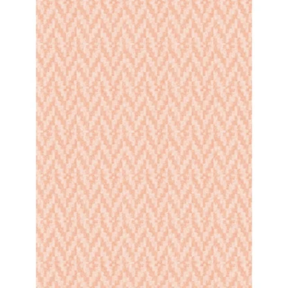 Waves Polyester Plain Shower Curtains with Plastic Eyelets (Peach) - Image 2