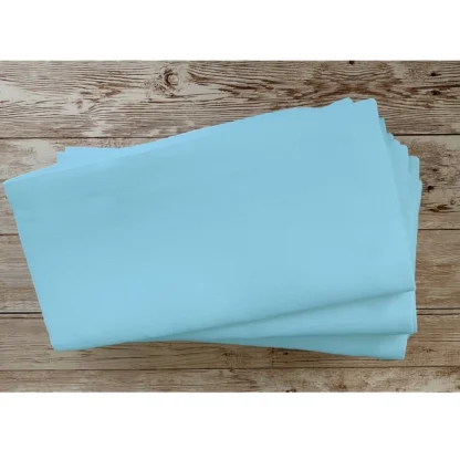 Solid Cotton Napkins Sets (Light Blue) - Image 4