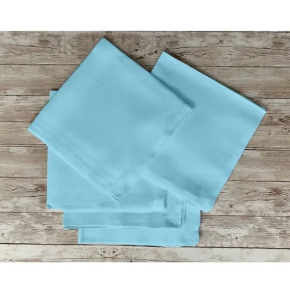 Solid Cotton Napkins Sets (Light Blue) - Image 5