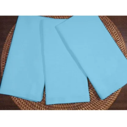 Solid Cotton Napkins Sets (Light Blue) - Image 6