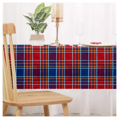 Checked Cotton Checks Table Cloth (Multicolor) - Image 5