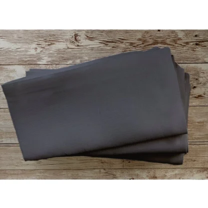 Solid Cotton Napkins Sets (Steel Grey) - Image 4