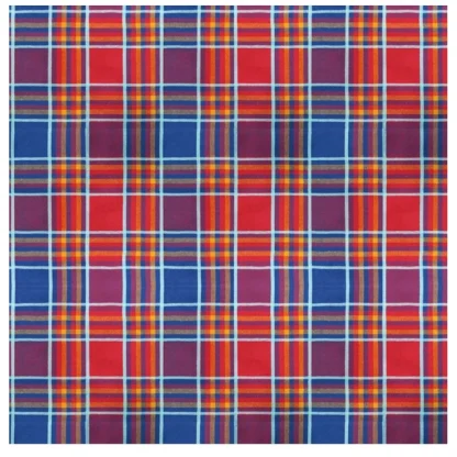 Checked Cotton Checks Table Cloth (Multicolor) - Image 2