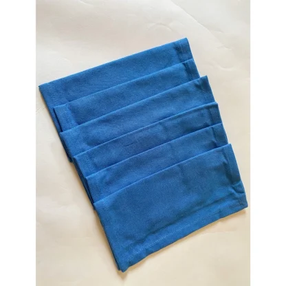 Solid Cotton Napkins Sets (Blue) - Image 4