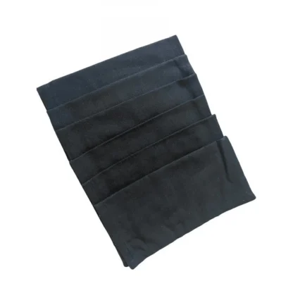 Solid Cotton Napkins Sets (Black) - Image 3