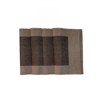 Ribbed Cotton Place Mats Sets (Beige) - Image 2