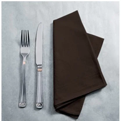 Solid Cotton Napkins Sets (Brown) - Image 6