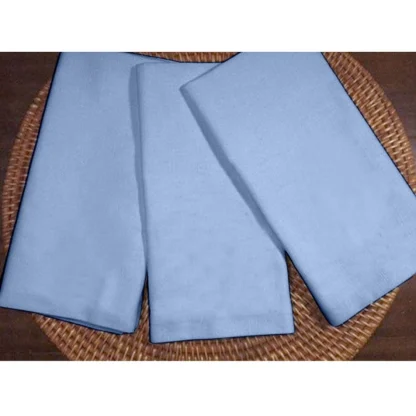 Solid Cotton Napkins Sets (Sky Blue) - Image 6