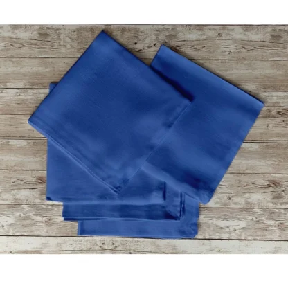 Solid Cotton Napkins Sets (Royal Blue) - Image 5