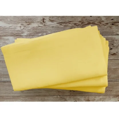 Solid Cotton Napkins Sets (Yellow) - Image 4