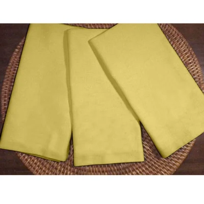 Solid Cotton Napkins Sets (Yellow) - Image 6