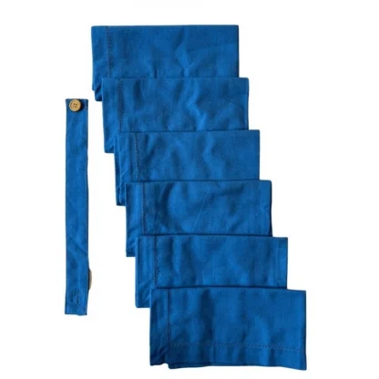 Solid Cotton Napkins Sets (Blue) - Image 3