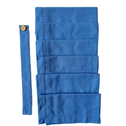 Solid Cotton Napkins Sets (Blue) - Image 5