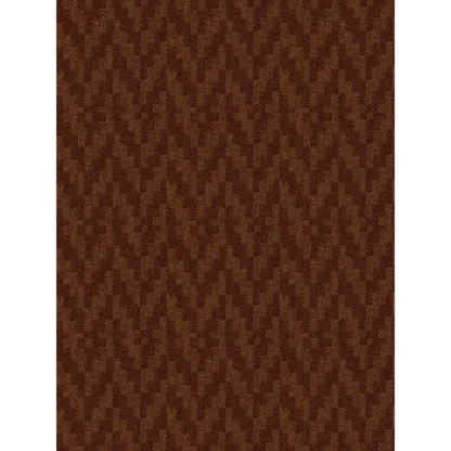 Waves Polyester Plain Shower Curtains with Plastic Eyelets (Dark Brown) - Image 2