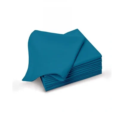 Solid Cotton Napkins Sets (Turquoise green) - Image 3