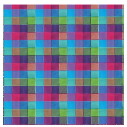 Checked Cotton Checks Table Cloth (Multicolor) - Image 2