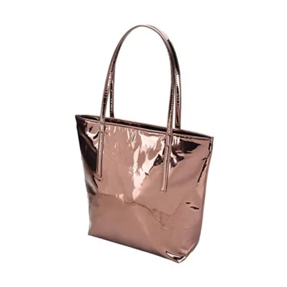 Women's Synthetic Solid Shoulder Bag (Copper) - Image 5