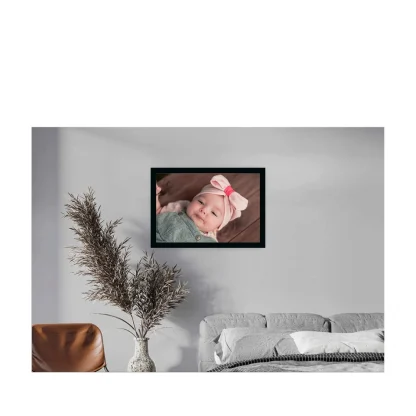 Baby Photo Painting with Synthetic Photo Frame (Multicolor) - Image 2